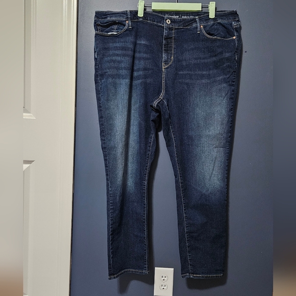 Levi's Modern Slim Medium Wash Jeans Plus Size 24W - Picture 1 of 11